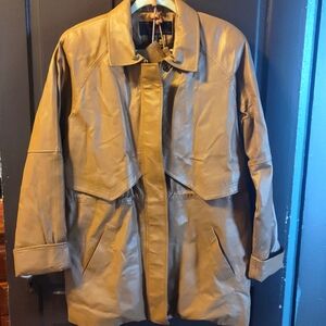 Nwot genuine leather duster jacket.